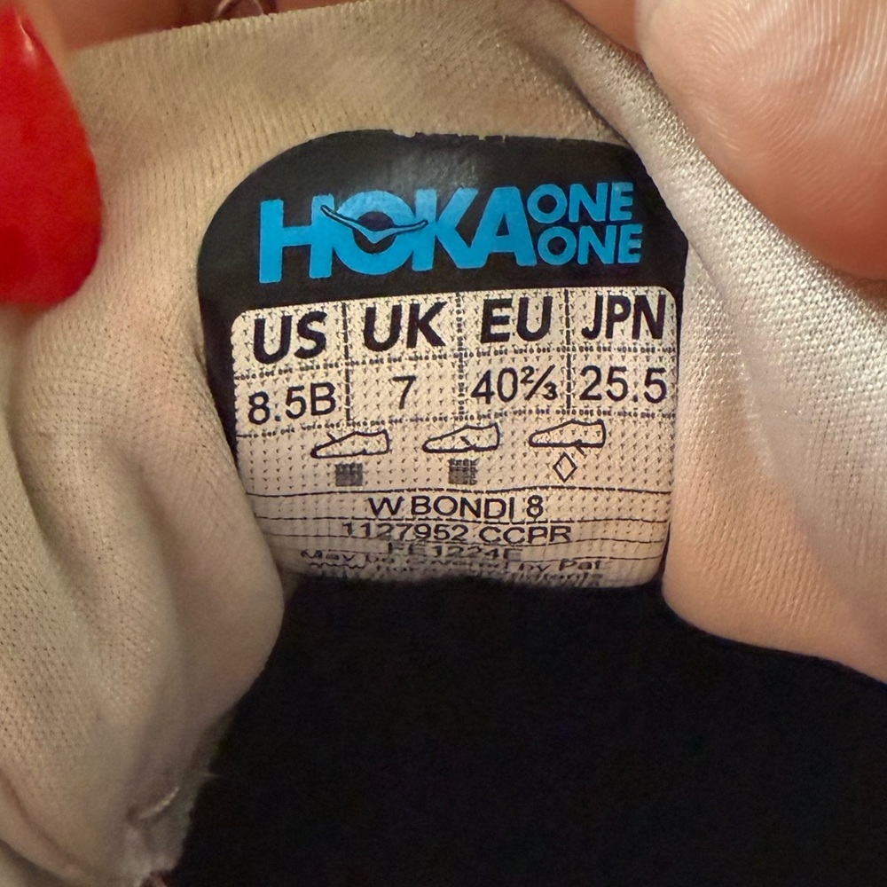 Hoka Women's Blush and Beige Athletic Shoes - Picture 4 of 7